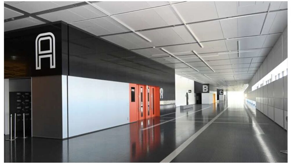 Gメッセ群馬2階展示ホールコンコース