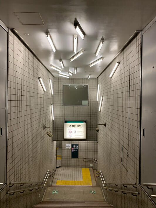 清澄白河駅A3出入口付近|地下通路