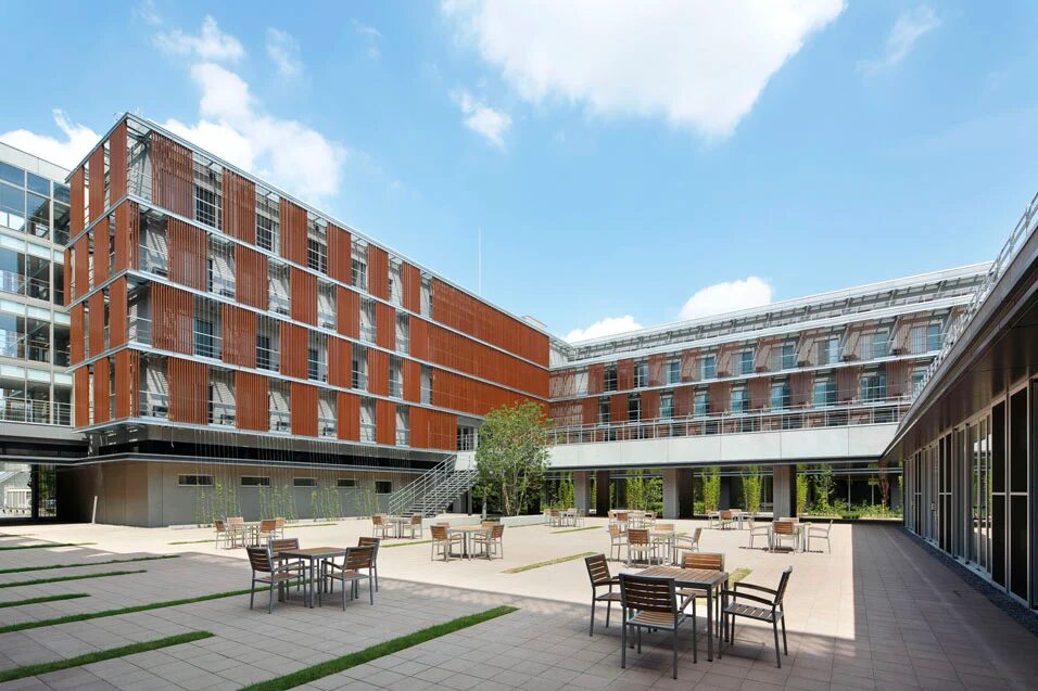 NTT中央研修センタ：清桜総合病院の外観・全話登場