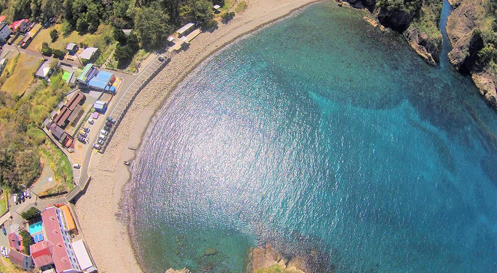 海のシーン|浮島海岸