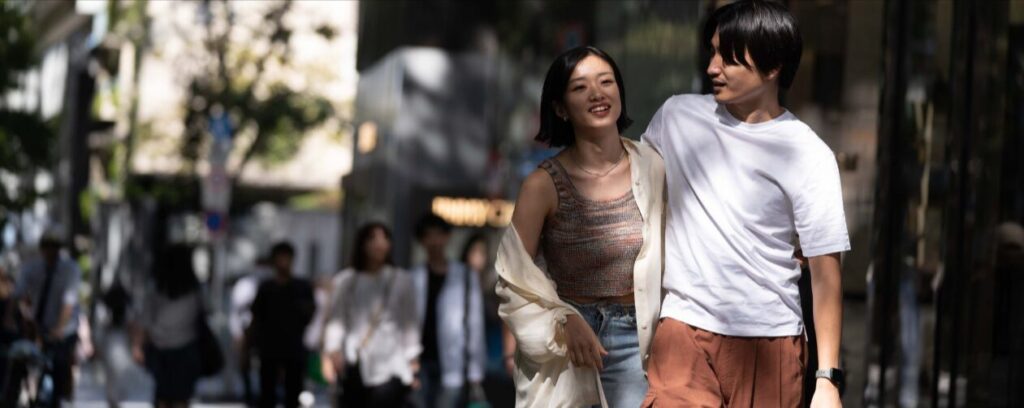 小田急線高架沿いの道 カナが疾走したり、買い出しに行ったりするシーン