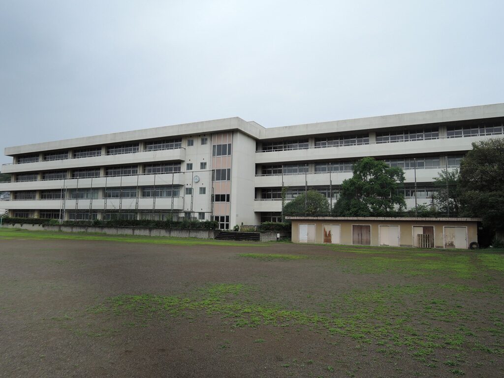 旧桐生市立北中学校:廃校の心霊スポットシーン